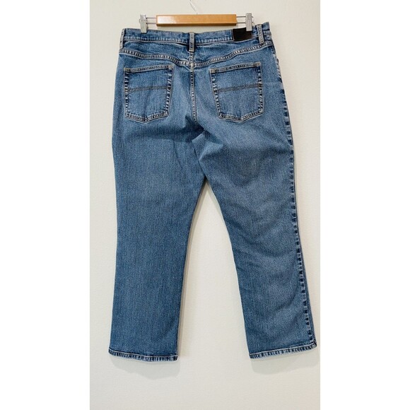 L.L. Bean Jeans 16 Womens Straight Leg Mid-High Rise Jeans 32x27 Jeans Straight - Picture 4 of 11